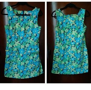 VINTAGE Lilly Pulitzer floral shift dress